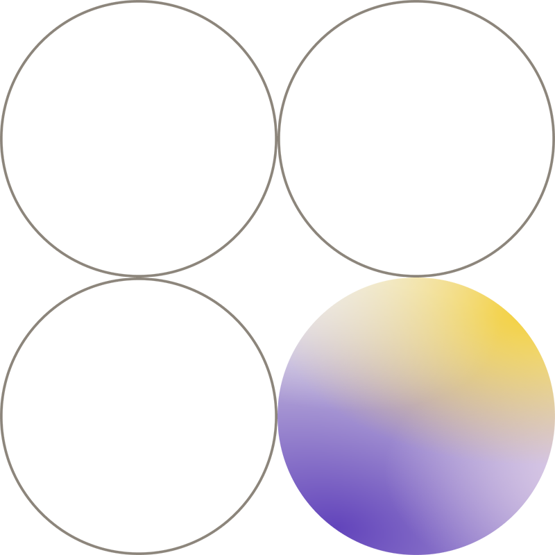 circles with gradient